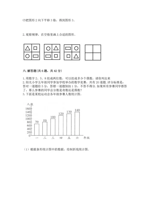 人教版五年级下册数学期末测试卷精品【名师推荐】.docx