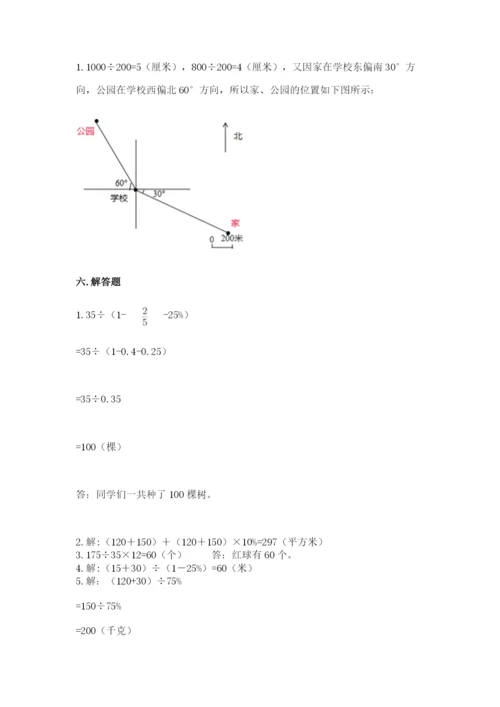 小学数学六年级上册期末测试卷精品【满分必刷】.docx