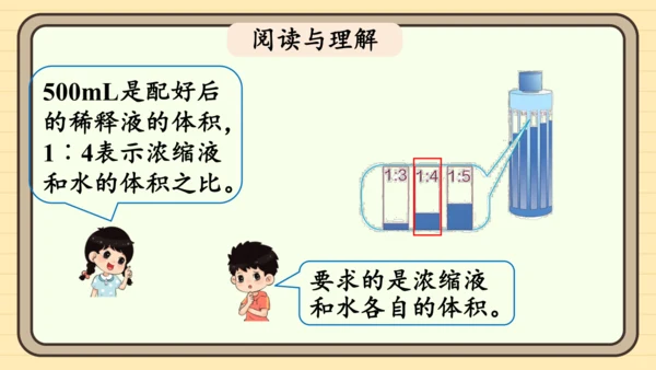 人教版六上第四单元第3课时  比的应用 课件