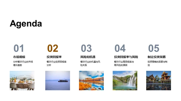 简约风餐饮旅游教学课件PPT模板