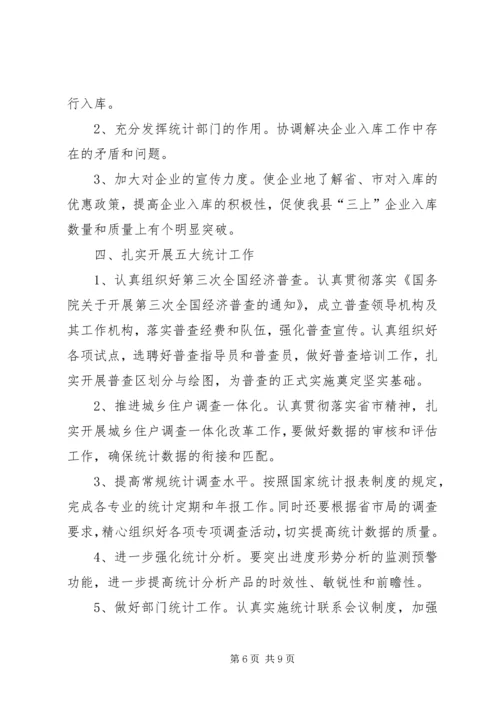 年度统计工作计划范文.docx