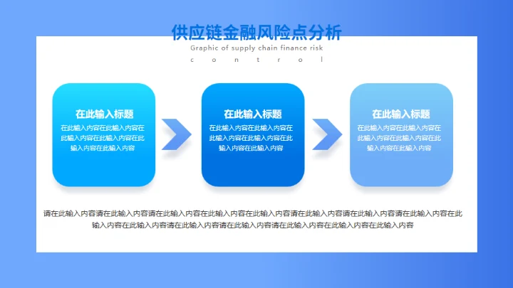 供应链金融风控图解防范安全护盾通用PPT模板