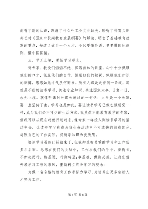 培训学习心得体会文章范文.docx