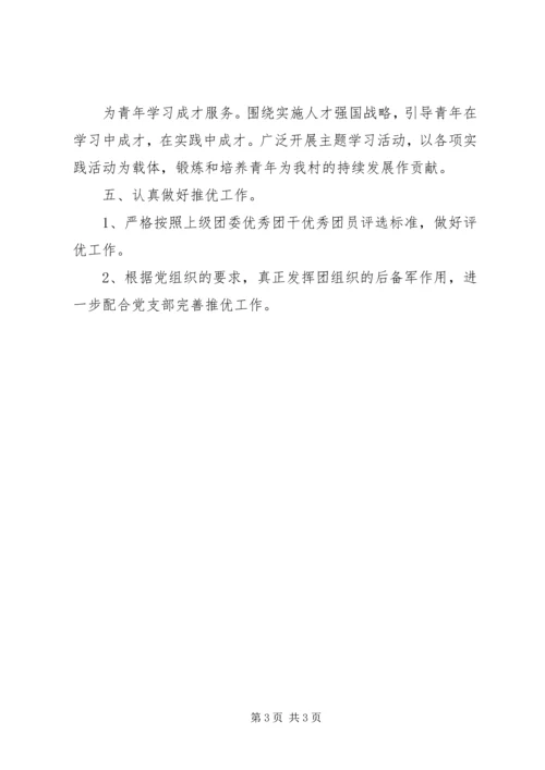 村部团委工作计划.docx