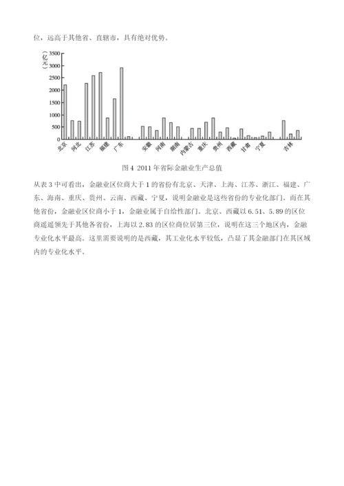 中国区域金融服务业发展现状、问题与战略措施.docx