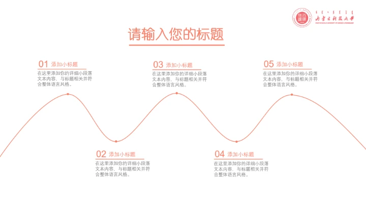 内蒙古科技大学专属课题学术汇报毕业答辩通用PPT模板
