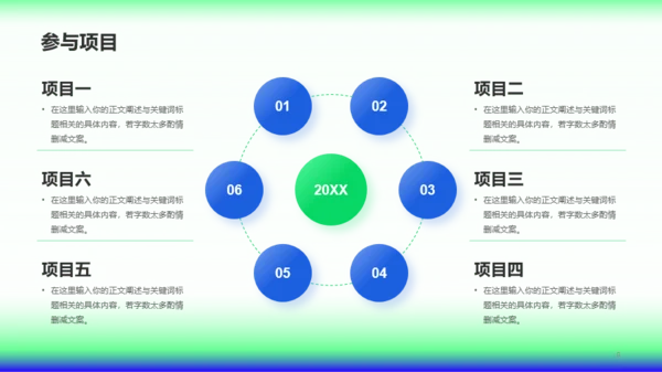 蓝绿渐变创意酷炫竞聘述职PPT