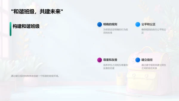 规则讲解班会PPT模板