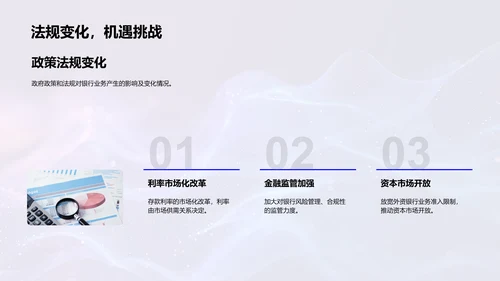 银行年度业务汇报PPT模板