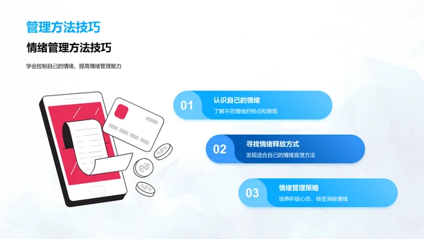 情绪管理与游戏学习PPT模板