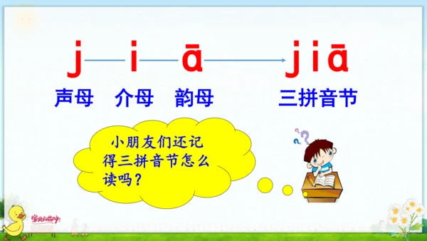 汉语拼音6  j q x 课件