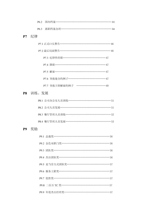 快餐企业管理标准手册.docx