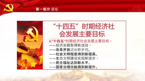 学习第十四个五年规划和2035年远景目标要点解读PPT模板