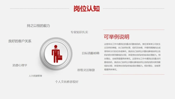 黑西服个人简历西装竞聘应聘通用PPT模板