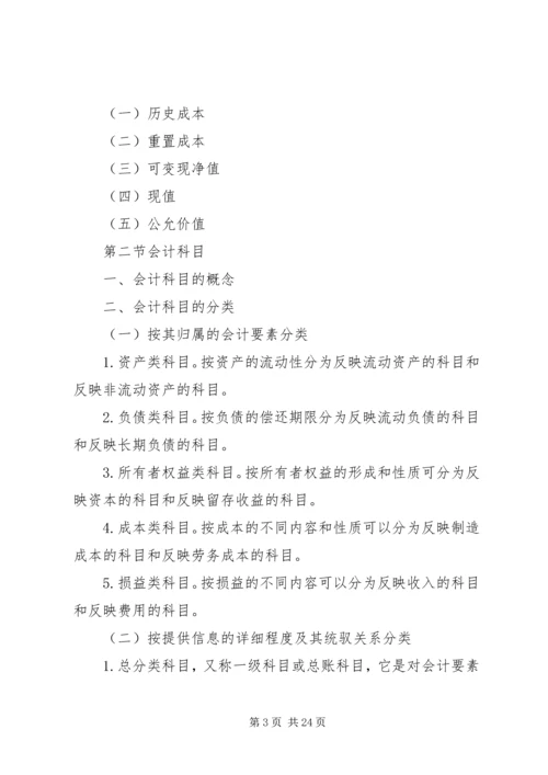 会计基础考试大纲.docx