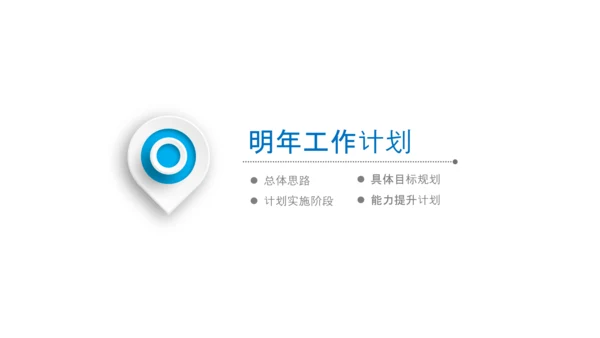 蓝色工作汇报述职年终总结PPT