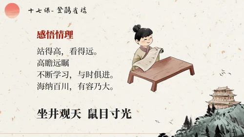 部编版语文二年级上册第十七课《登鹳雀楼》课件