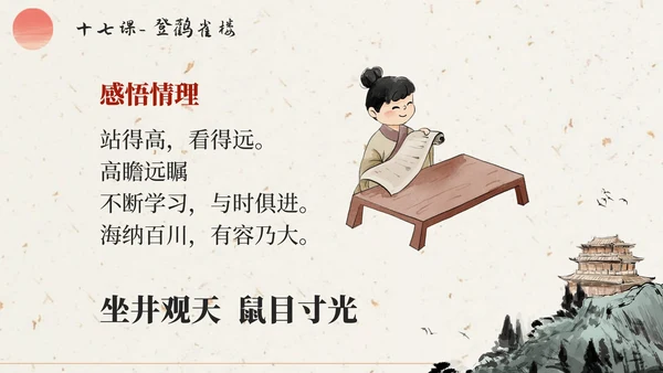 部编版语文二年级上册第十七课《登鹳雀楼》课件