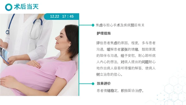 蓝白色实拍简约风疾病查房妇科护理查房PPT