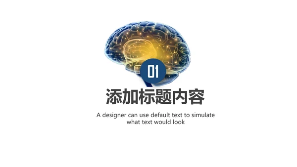医学医疗大脑研究报告ppt动态模板
