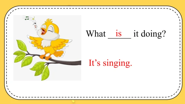 Module 3 Unit 2 What's the elephant doing? 课件(共37张