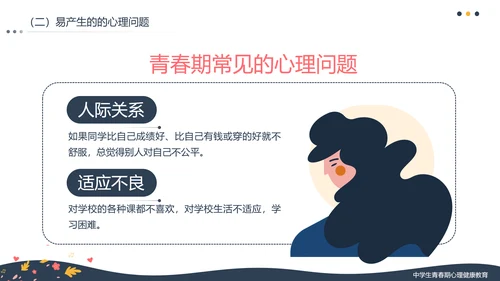 拥抱青春学生青春期心理健康教育ppt模板