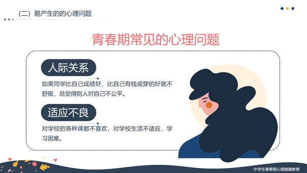 拥抱青春学生青春期心理健康教育ppt模板