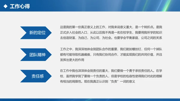内容完整的述职报告PPT模板