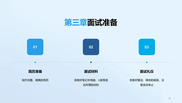 蓝色简约扁平渐变春季校园招聘多岗位宣讲PPT