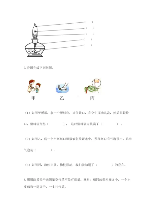 教科版三年级上册科学期末测试卷带答案（培优a卷）.docx