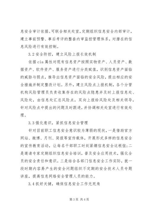 信息安全建设工作思路探讨.docx