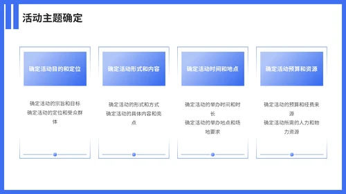 蓝色简约风营销活动策划案PPT模板