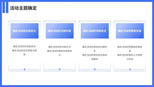 蓝色简约风营销活动策划案PPT模板