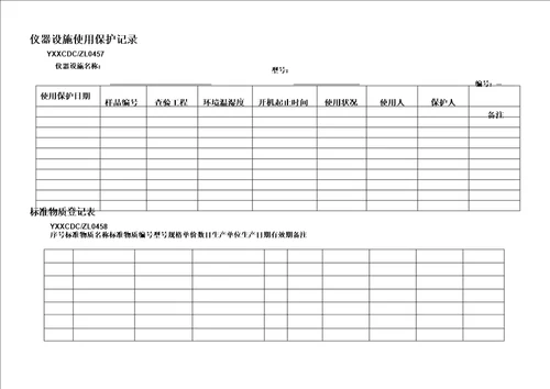 仪器设备购置申请表格