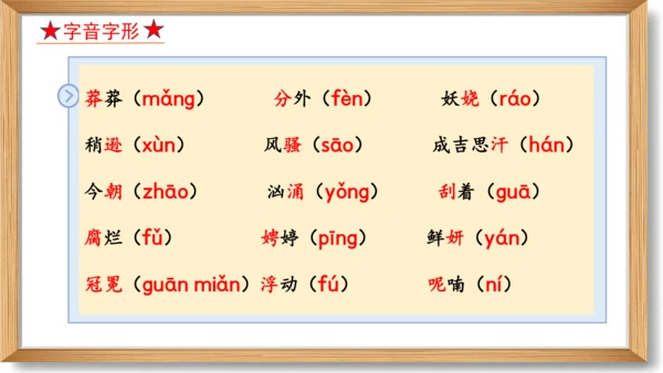 2023-2024学年九年级语文上册同步精品课堂（统编版）第一单元 复习课件-(共33张PPT)