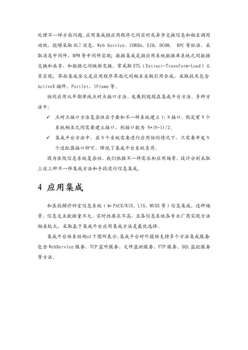 医院信息集成平台建设专业方案.docx