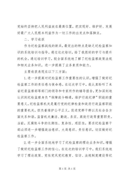 纪检监察业务培训心得体会交流发言大全（10篇）.docx