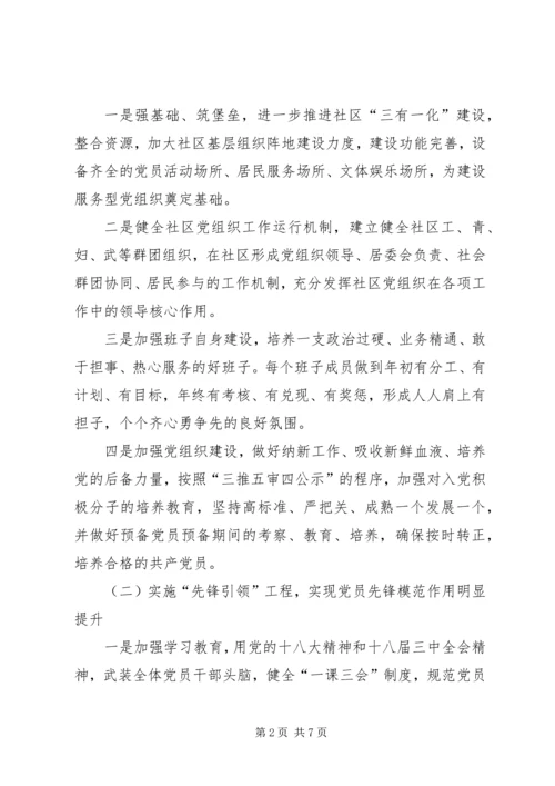 社区年度党支部工作计划.docx
