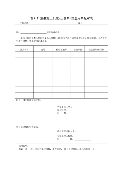 电力工程常用表格（DOC33页）.docx