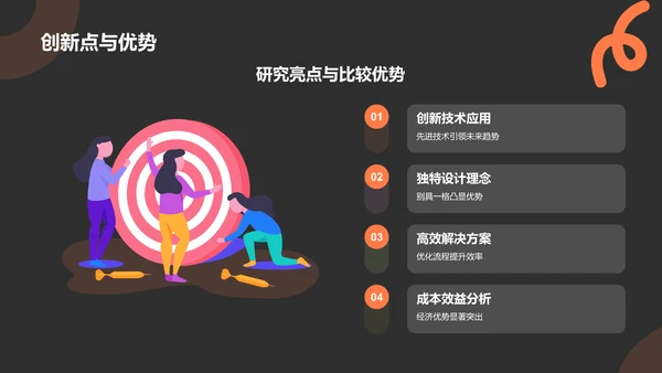 橙色扁平风小组作业汇报PPT模板