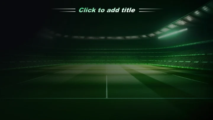 绿色商务风足球比赛方案PPT主题