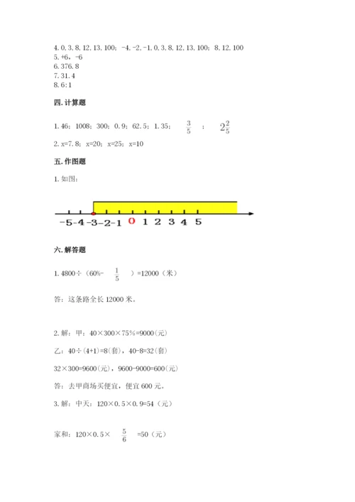 小升初数学期末测试卷附参考答案【培优b卷】.docx