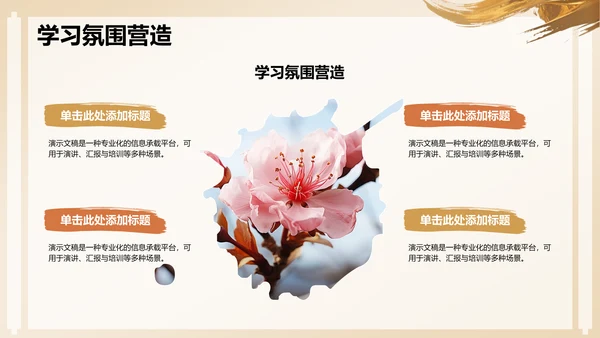 黄色复古风升学宴PPT模板