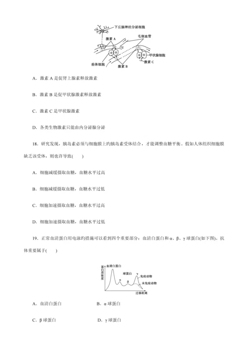 2023年最新人教版高中生物必修三测试题全套及答案.docx