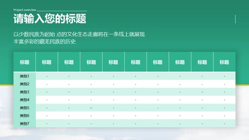 旅游项目商业计划书通用PPT模板