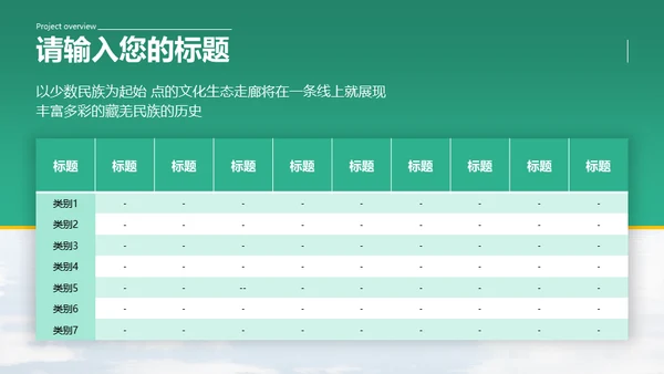旅游项目商业计划书通用PPT模板