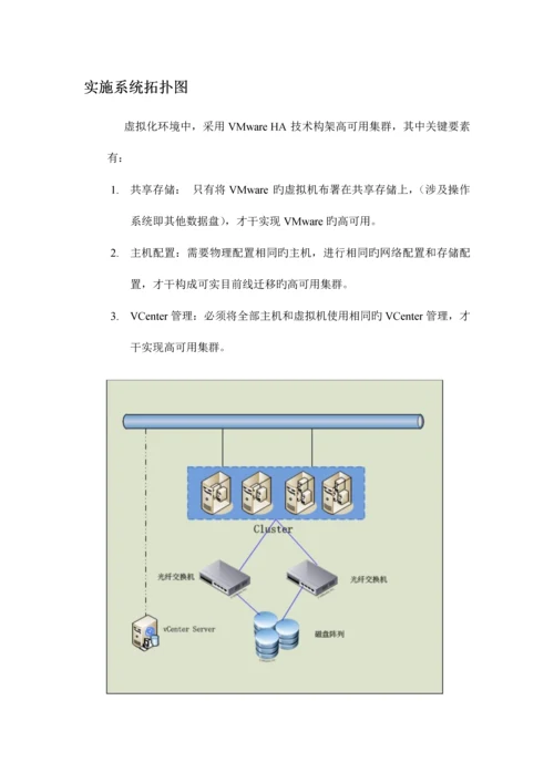 虚拟化实施方案VMware.docx