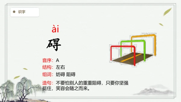 【2024秋季学期教材】语文四上6.夜间飞行的秘密 生字识记课件