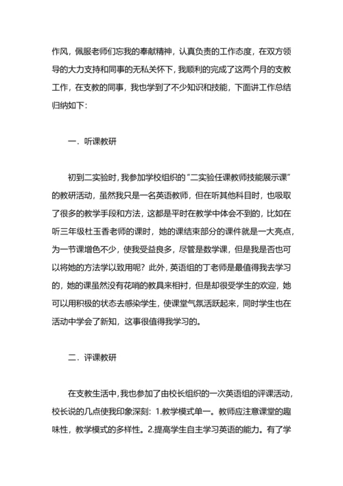 爱心支教工作总结.docx