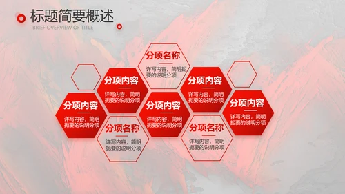 红色大气感动中国人物介绍动态PPT
